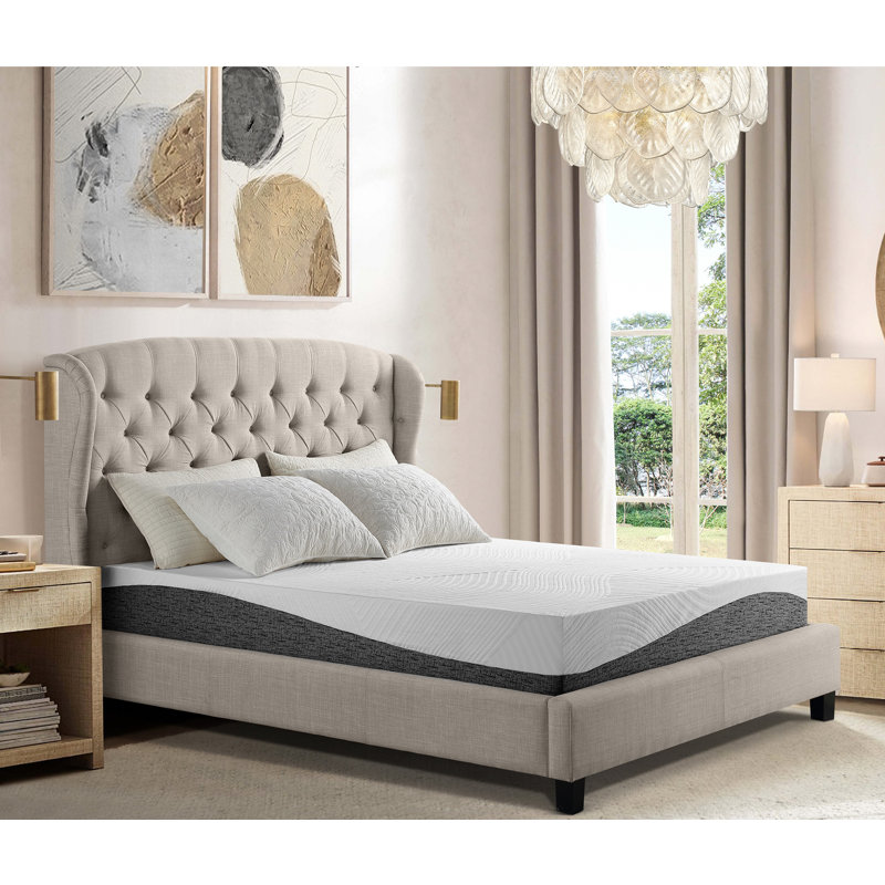 iNSTANT HOME Noah 12' TwoSided Ultra Plush Latex Mattress Memory Foam